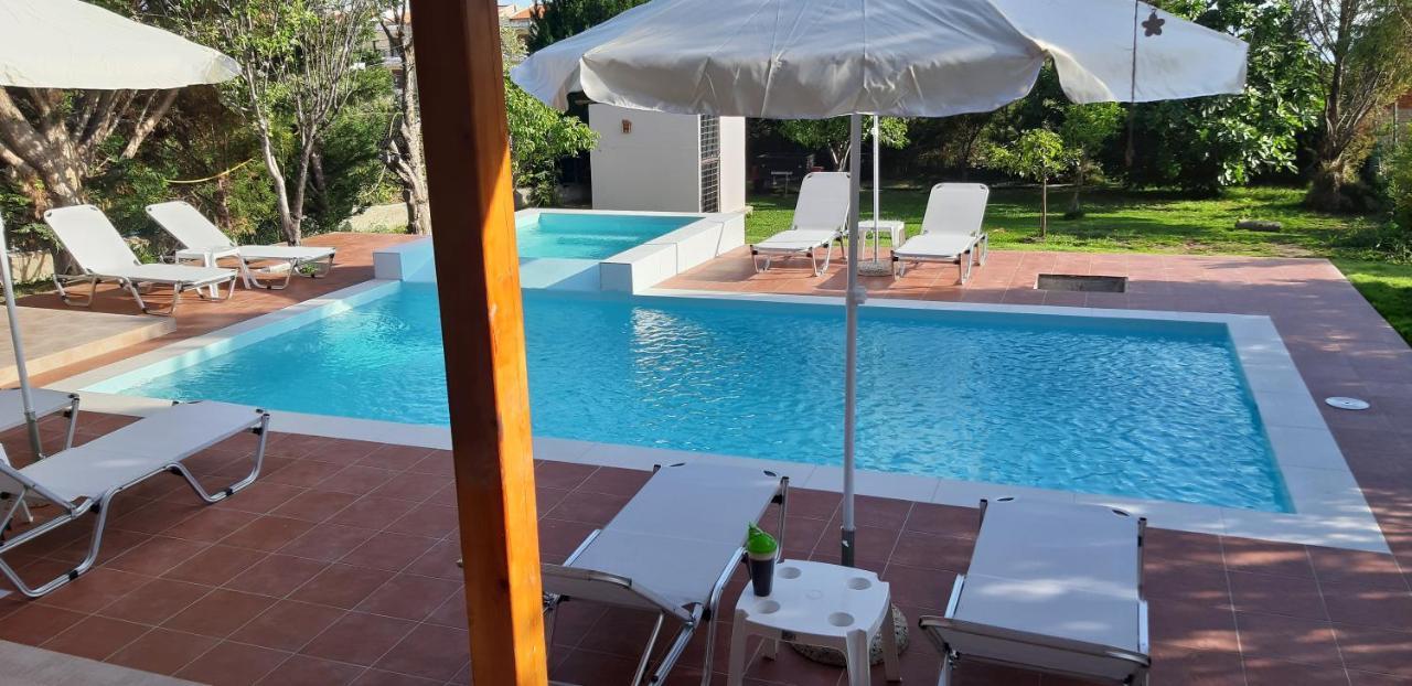 Maria Lemoni Swimming Pool Apartment ネア・スキオニ エクステリア 写真